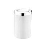 Imagen de Papelera blanco y cromo