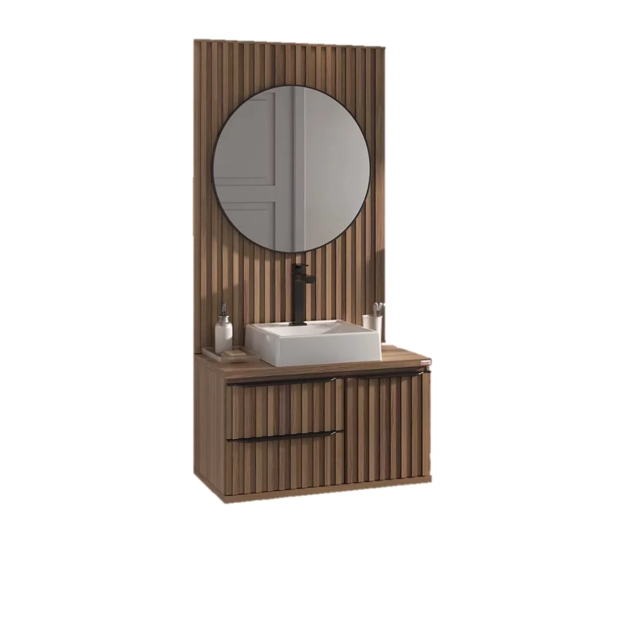 Imagen de Mueble de baño suspendido Cecilia con ripiado 78 cm