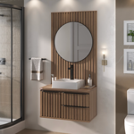 Imagen de Mueble de baño suspendido Cecilia con ripiado 78 cm