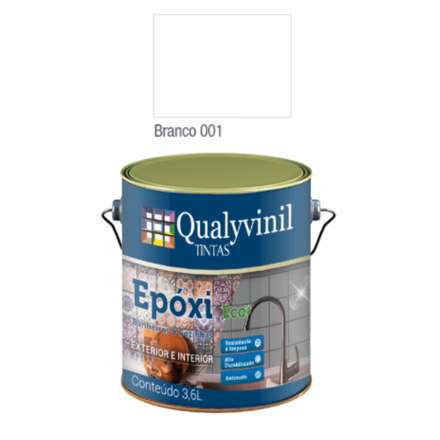 Imagen de Epoxi base agua premium acetinado blanco 3,6 L