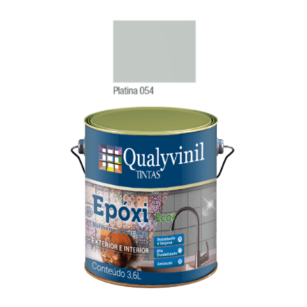 Imagen de Epoxi base agua premium acetinado platinado 3,6 L