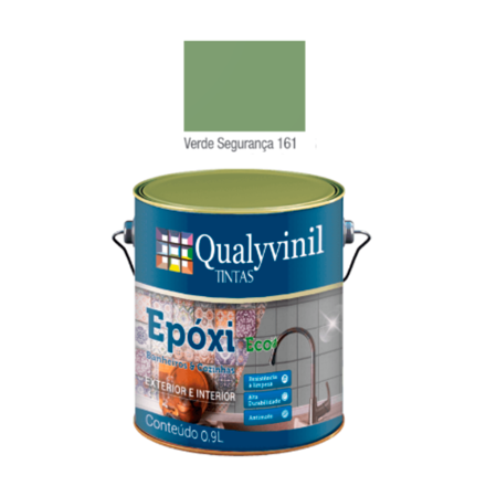 Imagen de Epoxi base agua premium acetinado verde 0,9 L