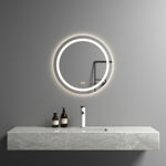 Imagen de Espejo LED 60cm Luz Frontal c/desempañador