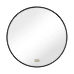 Imagen de Espejo LED  60cm con Marco Negro