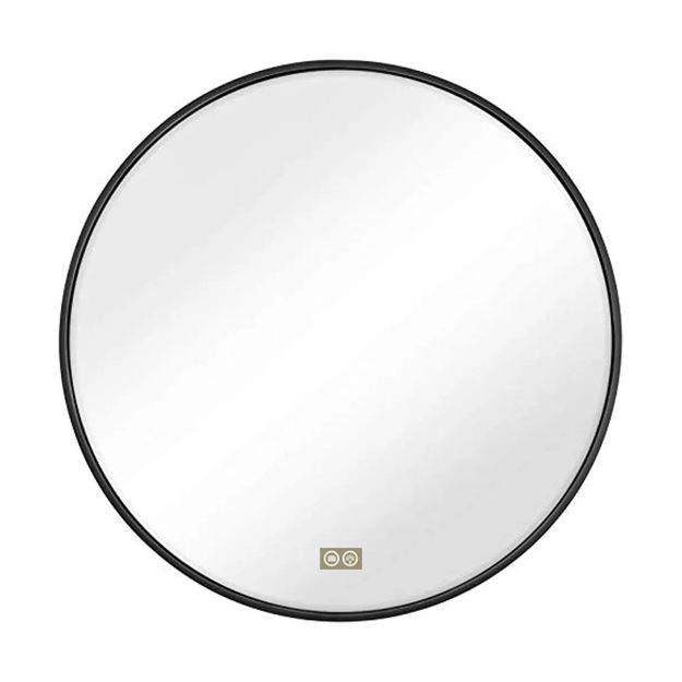 Imagen de Espejo LED  60cm con Marco Negro