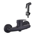 Imagen de Grifería de ducha higiénica Monocomando  Capri Negro mate