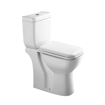 Imagen de Inodoro con mochila ALTO c/Tapa slow close Montano Blanco Dmc