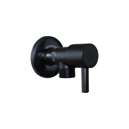 Imagen de Llave de paso negro mate para ducha higienica o colilla