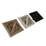 Imagen de Rejilla Negro Mate con anti insectos 10x10cm DMC