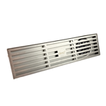 Imagen de Receptáculo 30cm  lineal acero desagüe lateral