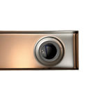 Imagen de Receptáculo 30cm  lineal acero desagüe lateral