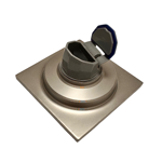 Imagen de Rejilla cromada con anti insectos 10x10cm DMC