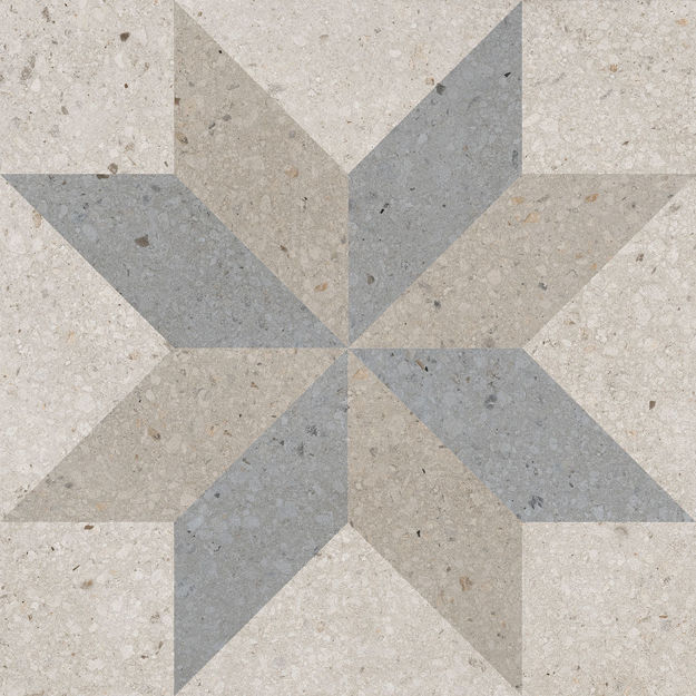 Imagen de Cerámica para piso y pared Linea hidráulica 31x31 cm Antideslizante Mate