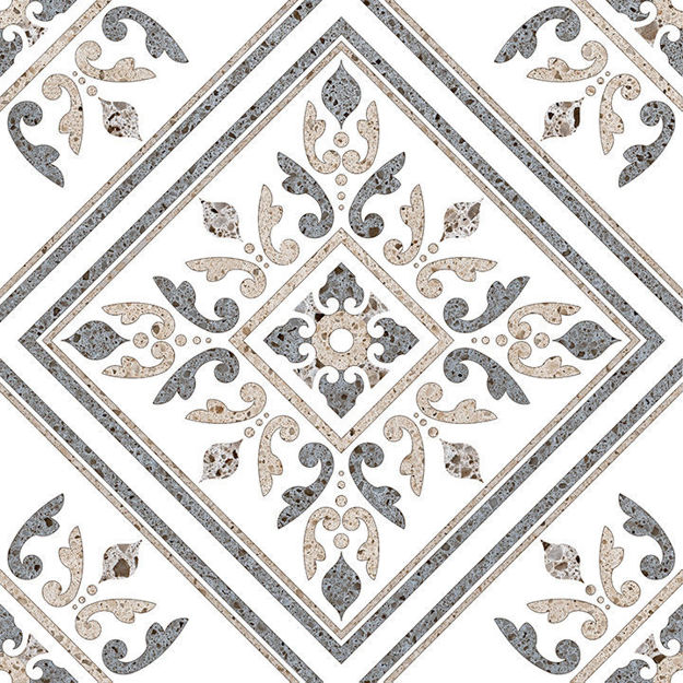 Imagen de Cerámica para piso y pared Linea hidráulica Rodes 31x31 cm Mate