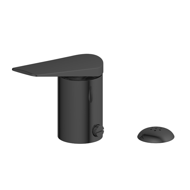 Imagen de Grifería de bide Monocomando con transferencia Chronos negro mate