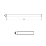 Imagen de Jabonera acero inox negro mate Aqualia