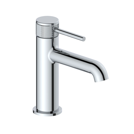 Imagen de Grifería de lavatorio Monocomando bajo de mesada volante labrado cromo