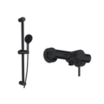 Imagen de Grifería de ducha Monocomando exterior negro
