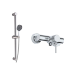 Imagen de Grifería de ducha Monocomando exterior cromo Brillante