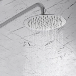 Imagen de Grifería de ducha Monocomando de embutir volante labrado cromo