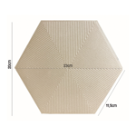 Imagen de Cerámica para pared Connect Soft Pink Hexagonal Mate