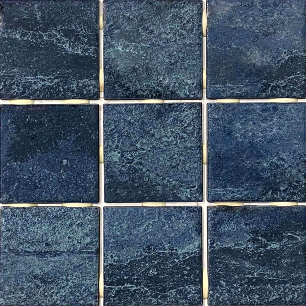 Imagen de Cerámica para pared y piscina Sancho Blue 10x10 cm Brillante