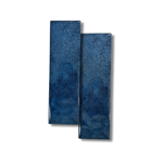 Imagen de Cerámica para pared Brick Aquarela Petroleo 7,5 X 25 cm Brillante