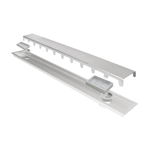 Imagen de ELLEVE Receptaculo Tapa acero inox 130cm 2 salidas Multi Master