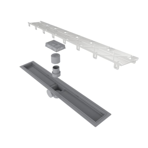 Imagen de ELLEVE Receptaculo c/sifón tapa oculta 60cm Smart