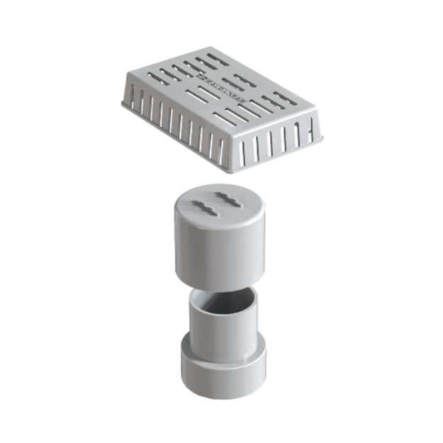 Imagen de ELLEVE Kit sifon vertical c/rejilla 50mm Smart