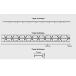 Imagen de ELLEVE Receptaculo tapa oculta 75cm salida central Versatile