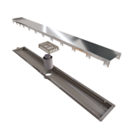 Imagen de ELLEVE Receptaculo tapa inox pulido 75cm salida central Versatile