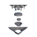 Imagen de ELLEVE Receptaculo tapa oculta Vertex