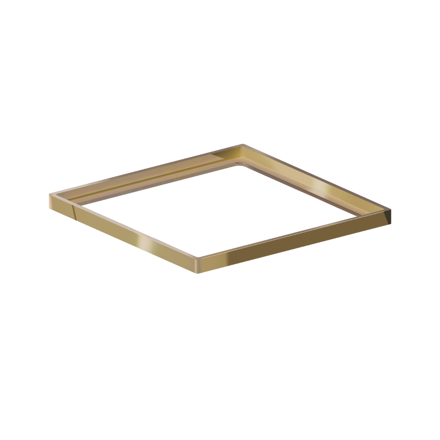 Imagen de ELLEVE Soporte de receptaculos cuadrado 100 mm dorado