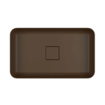 Imagen de Bacha de apoyo rectangular 50x30 cm Marrón mate Deca