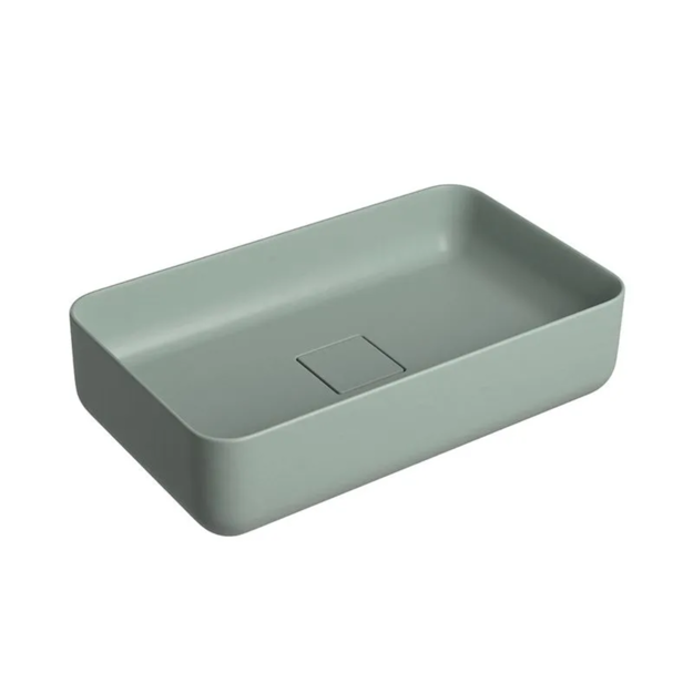 Imagen de Bacha de apoyo rectangular 50x30 cm verde Pistacho Deca