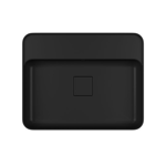 Imagen de Bacha de apoyo rectangular 50x40 cm C/mesa Negro mate Deca