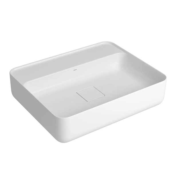 Imagen de Bacha de apoyo rectangular 50x40 cm c/mesa blanco Deca