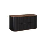 Imagen de Mueble de baño Suspendido Alice Negro 100cm  sin bacha