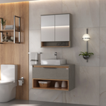 Imagen de Mueble de baño suspendido Isadora Grigio con Catedral 78cm sin bacha