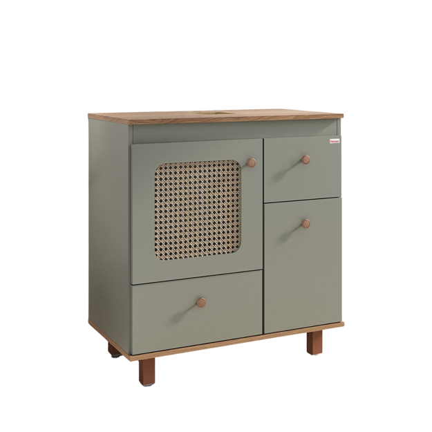 Imagen de Mueble de baño de Pie Julia Verde con Catedral 78cm sin bacha