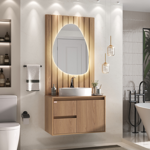 Imagen de Mueble de baño suspendido Nicole catedral 78cm sin bacha