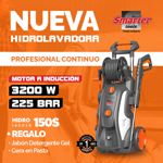 Imagen de Hidrolavadora 3200w inducción 150s