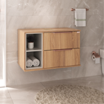 Imagen de Mueble de baño suspendido Livia catedral 78cm sin Bacha