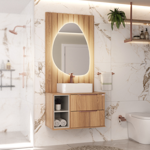 Imagen de Mueble de baño suspendido Livia catedral 78cm sin Bacha