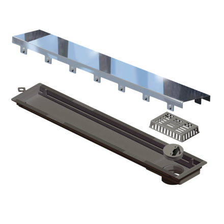 Imagen de NOVII Receptaculo pvc s/sifon tapa ac pulido50cm perforada