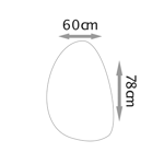 Imagen de Espejo Led Orgánico 78x60 cm
