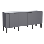 Imagen de Mueble bajo mesada cocina Cisne 200cm gris Cozimax