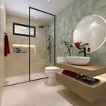 Imagen de Cerámica para pared Afresco Tea 31x60 cm Brillante