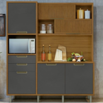 Imagen de Mueble de cocina Kit Loft Gris 6 Puertas 2 cajones